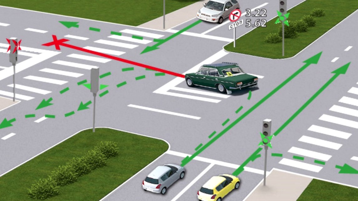 Госавтоинспекция напоминает водителям особенности движения на перекрестках