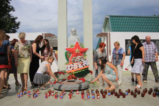 Акция «Свеча памяти» в Рыбном