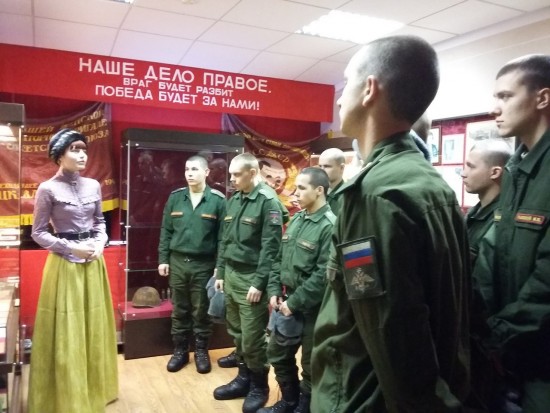 Военнослужащие в/ч Рыбного отпраздновали Рождество в Музее