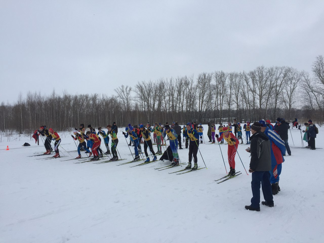 В Рыбновском районе прошел открытый Чемпионат и первенство района по лыжам