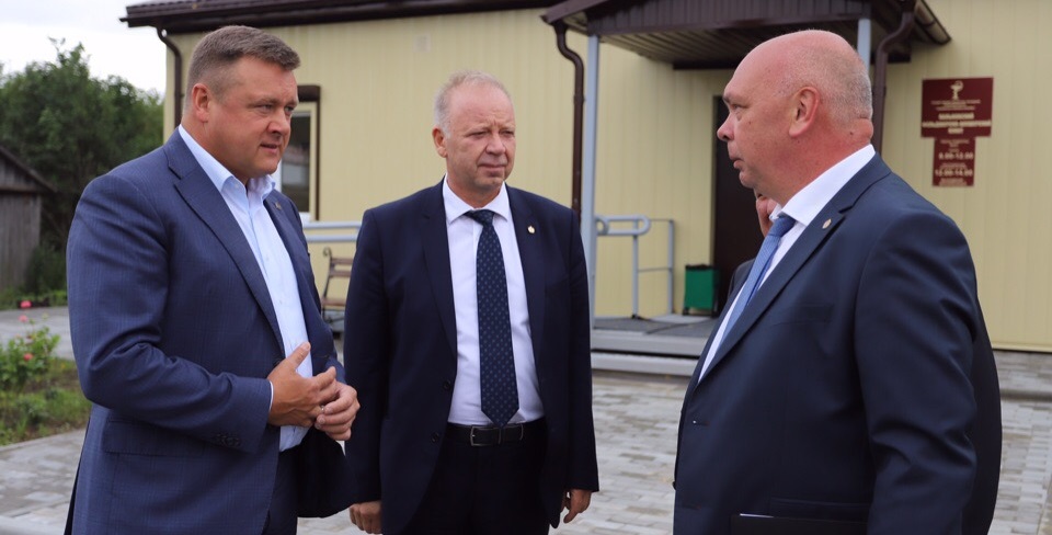 Губернатор посетил новый ФАП в Рыбновском районе