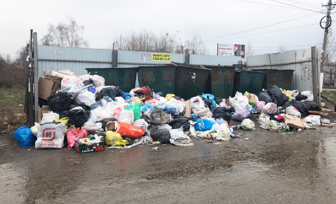 В Рыбновском районе наблюдается мусорный коллапс с приходом «Эко-Пронск»