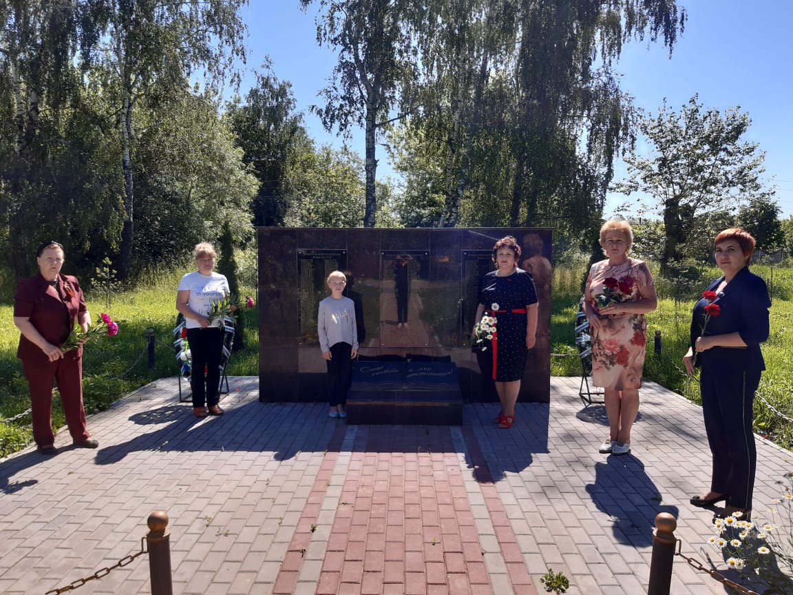 В Рыбновском районе состоялись мероприятия в День памяти и скорби