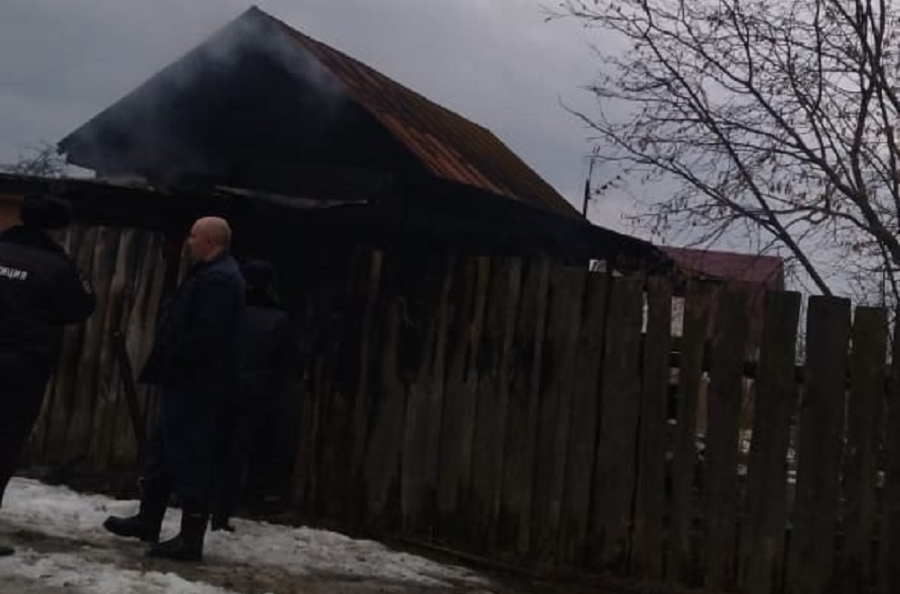 В селе Пощупово сгорел жилой дом