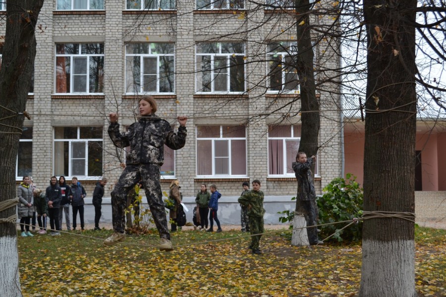 В Рыбновском районе для юнармейцев прошли военно-тактическая игра и тр
