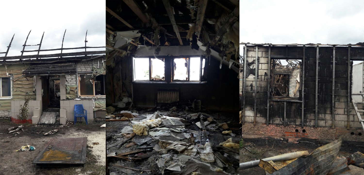 В д. Перекаль в результате пожара сгорели три дома. Объявлен сбор помощи