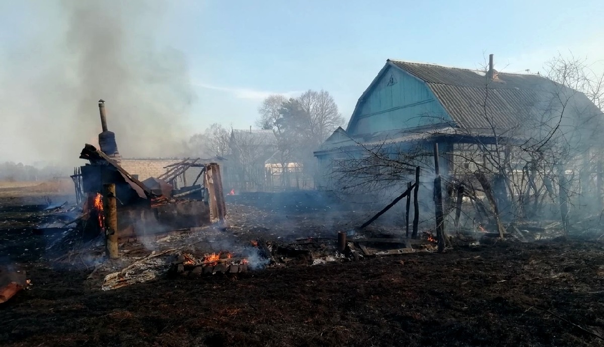 На территории Рыбновского района введен особый пожароопасный режим