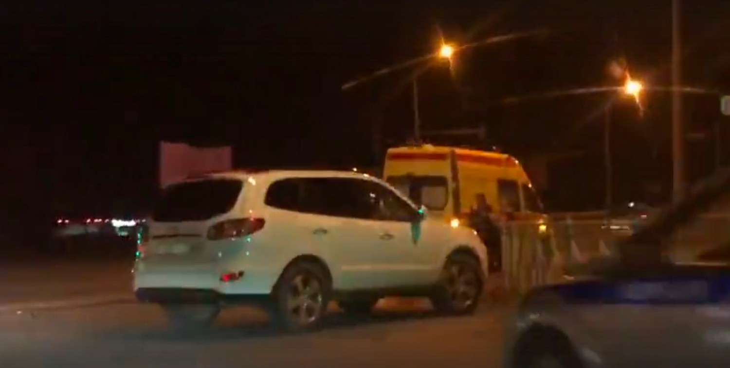 В Рыбновском районе произошло ДТП с реанимобилем. Видео