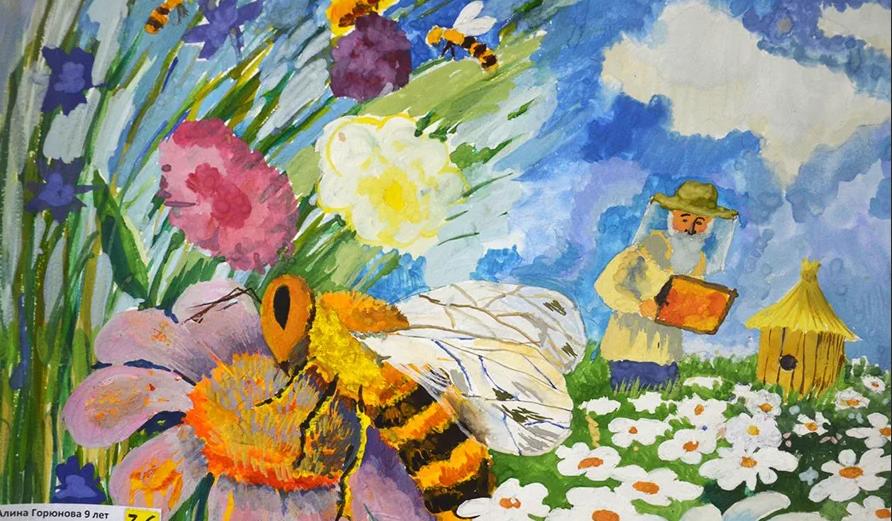 В Рыбном проходит Всероссийский конкурс детского рисунка «Роль пчелы в жизни человека»