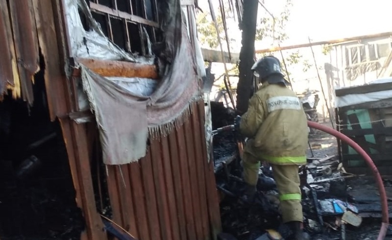 На пожаре в Рыбновском районе погиб мужчина