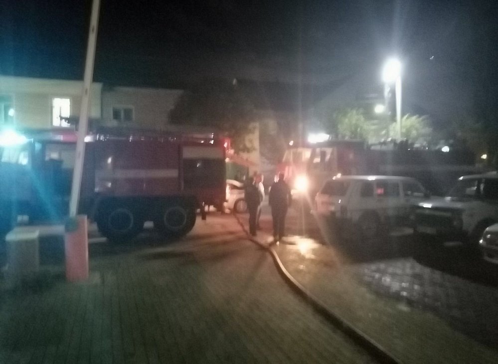 В Рыбновской районной больнице произошел пожар