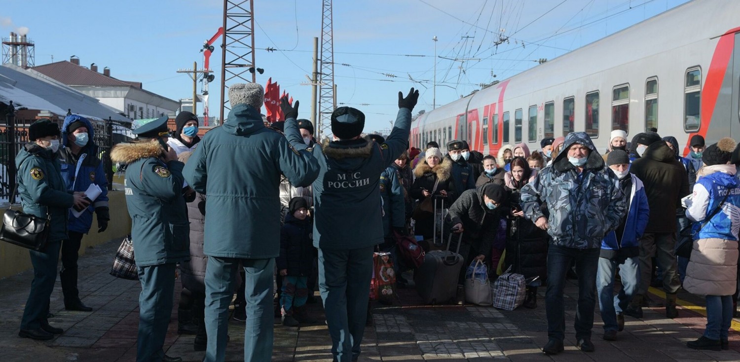 В Рязанскую область прибудет поезд с 700 эвакуированными жителями ДНР и ЛНР