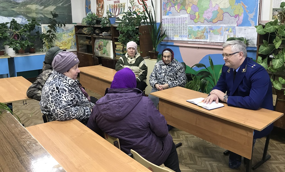 Прокурор Рыбновского района провел личный прием граждан