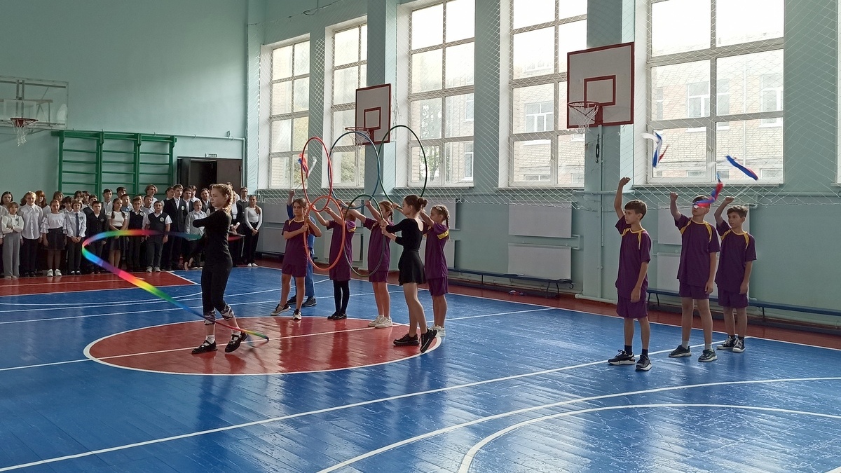 В Рыбновской школе № 3 отремонтировали спортзал в рамках нацпроекта «Образование»