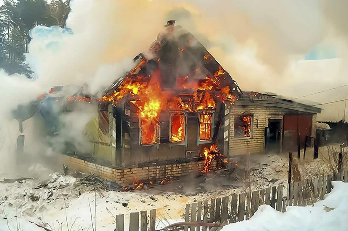 2 декабря в Рыбновском районе тушили два пожара