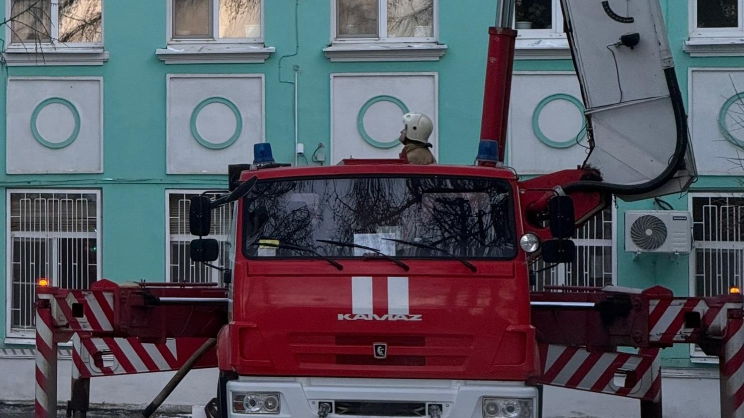 В РЖД больницу снова вызывали пожарные расчеты