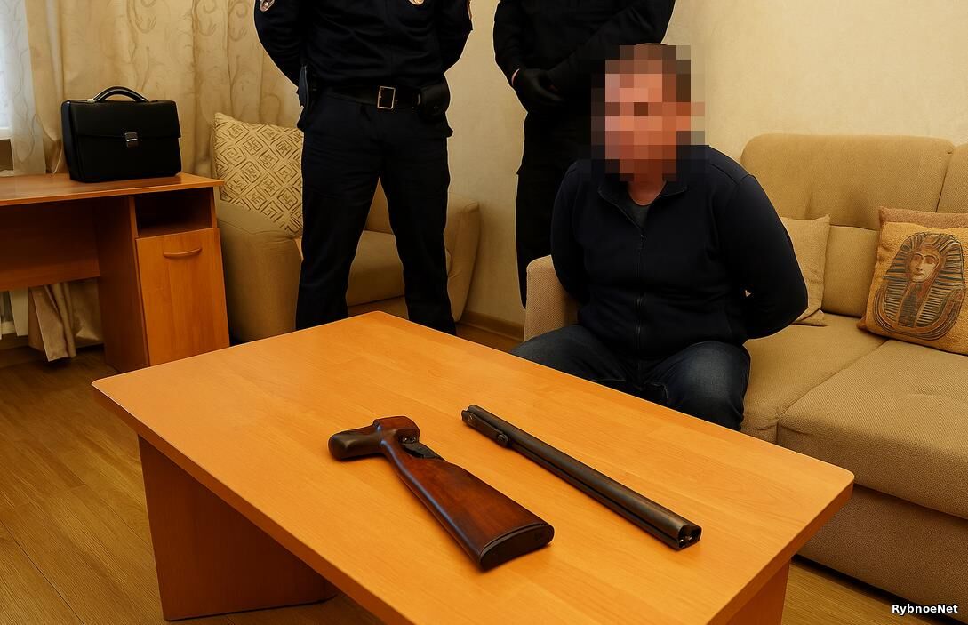 В Рыбновском районе задержан мужчина за хранение частей огнестрельного оружия