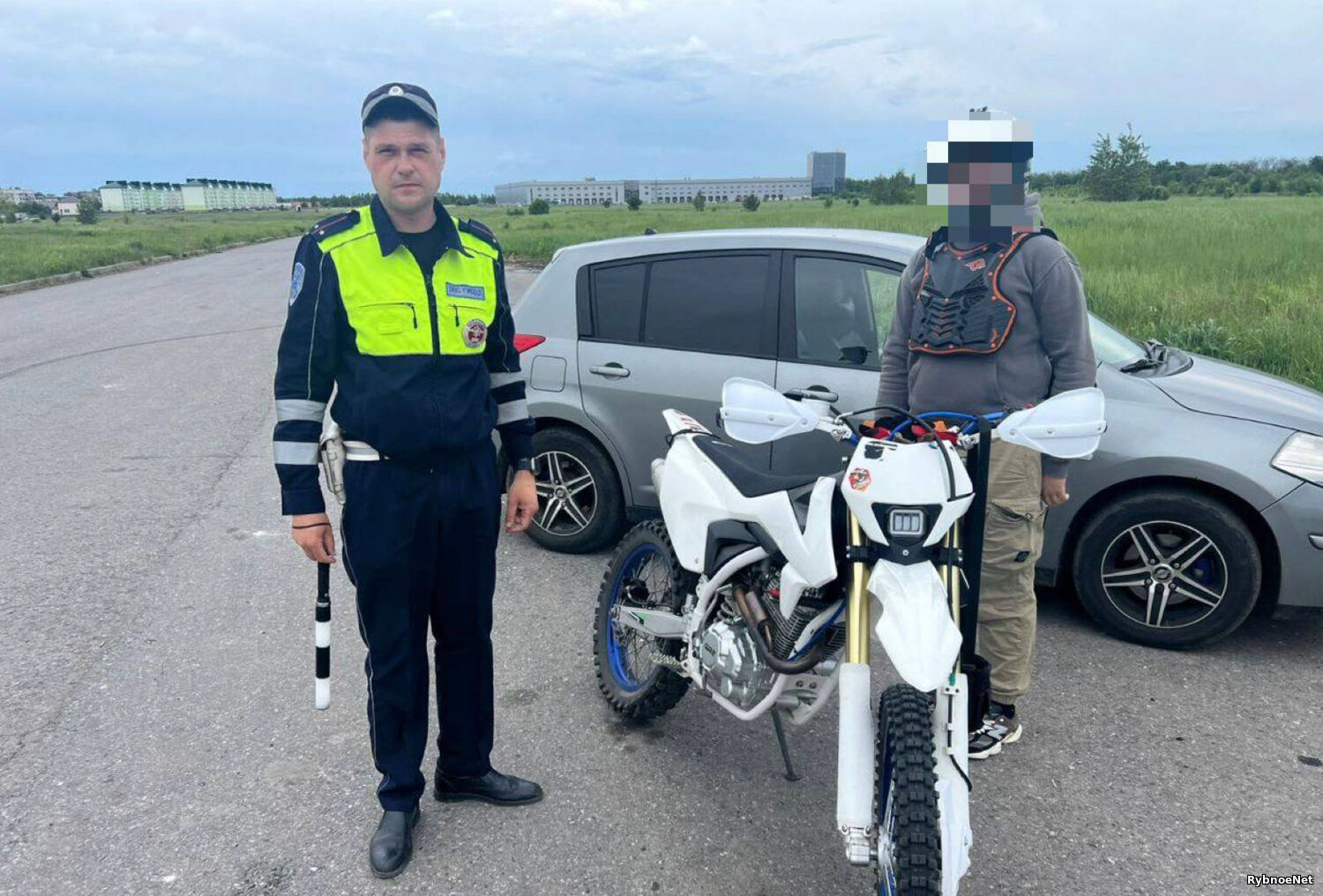 В Рыбновском районе проходят рейды ГИБДД по выявлению нарушителей на мототранспорте