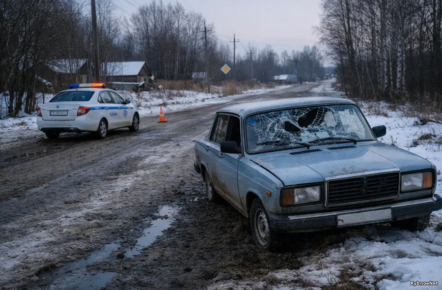 20-летний рецидивист угнал ВАЗ и разбил лобовое стекло головой