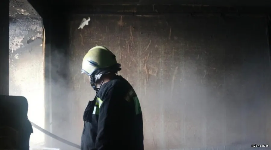 В Рыбном произошёл пожар: огнём повреждена хозяйственная постройка