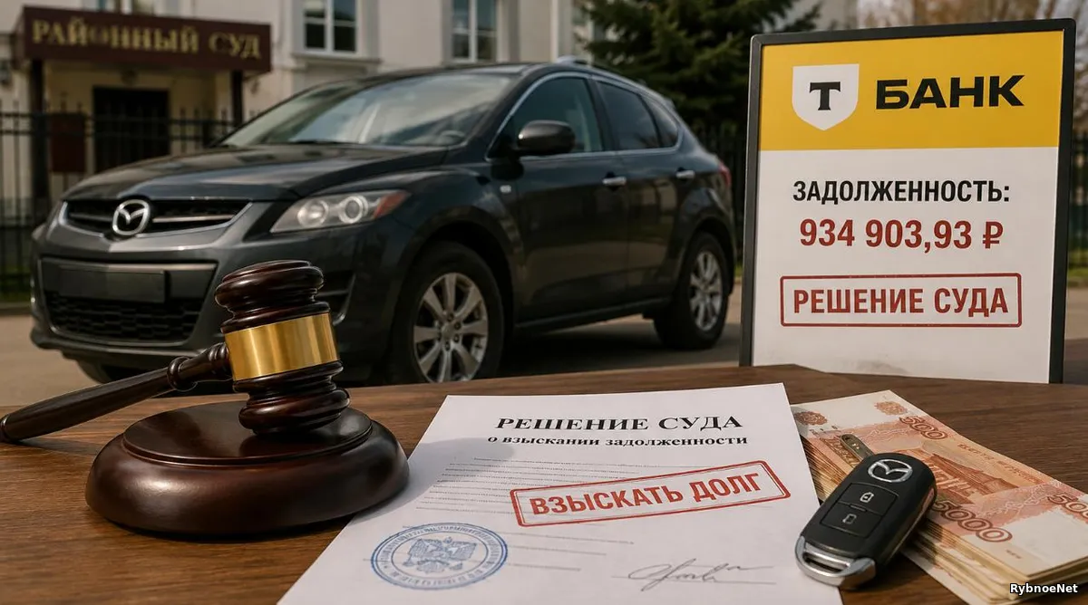 Житель Рыбновского района лишится автомобиля из-за долгов по кредиту
