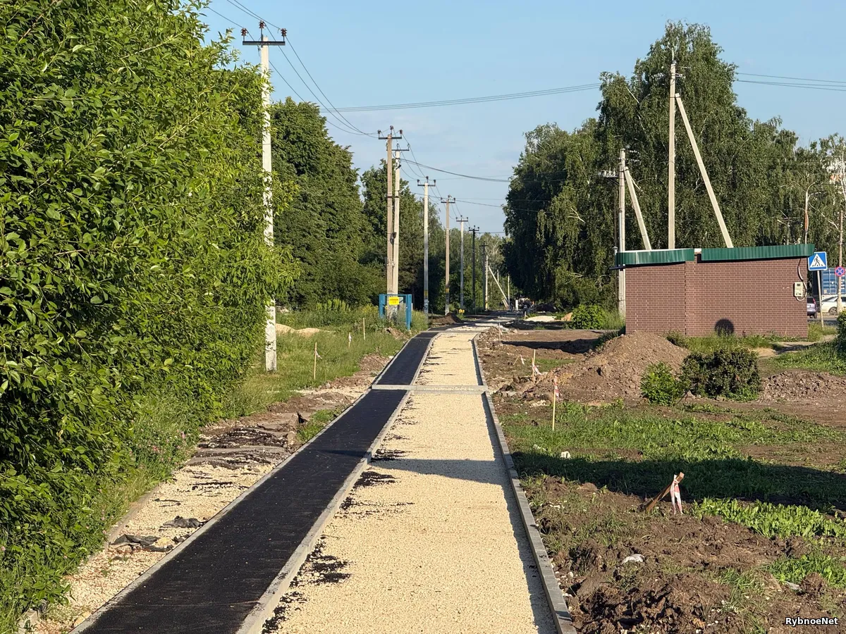 В Рыбном пешеходную зону на Большой благоустраивают почти за 27 млн рублей