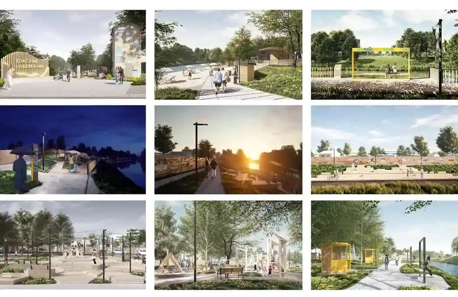 набережная реки вожа