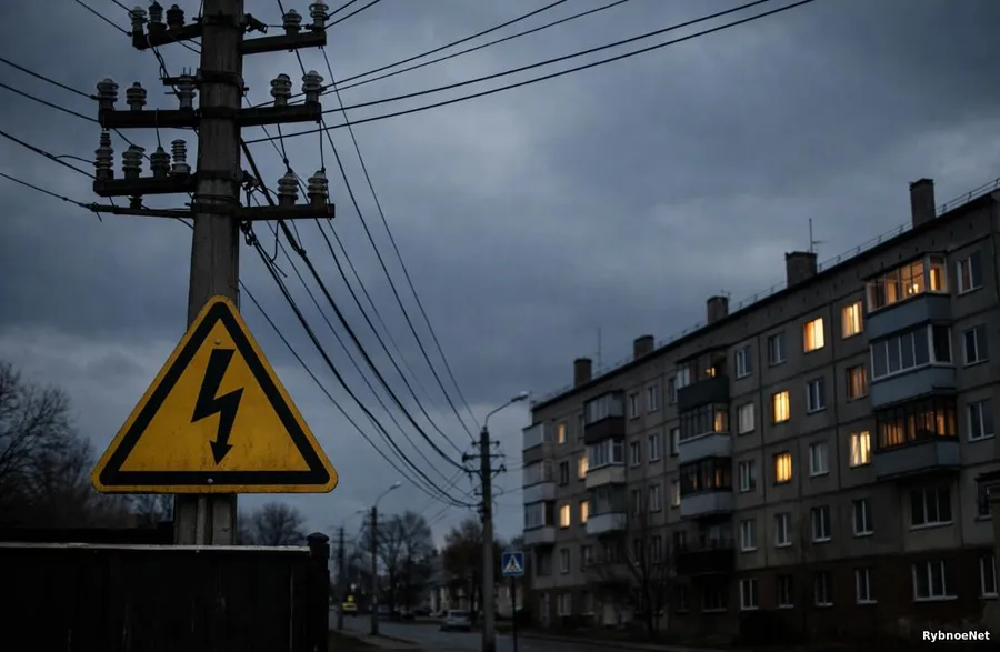 В Рыбном 20 марта отключат электричество на ряде улиц