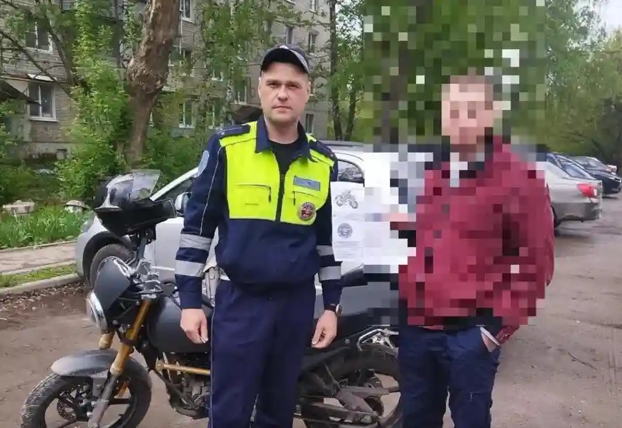 В Рыбном у нетрезвого мотоциклиста изъяли транспорт